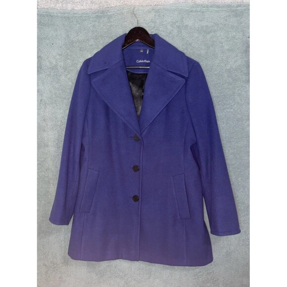 Calvin Klein Coat Womens size 14 Career Casual Winter Cold Weather Cozy - Picture 1 of 13